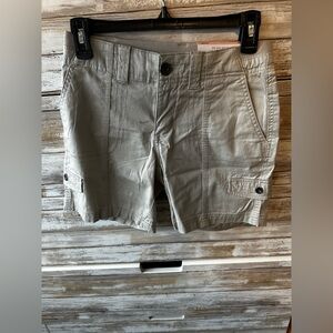 NWT. Style and Co. khaki colored shorts in size 2P.